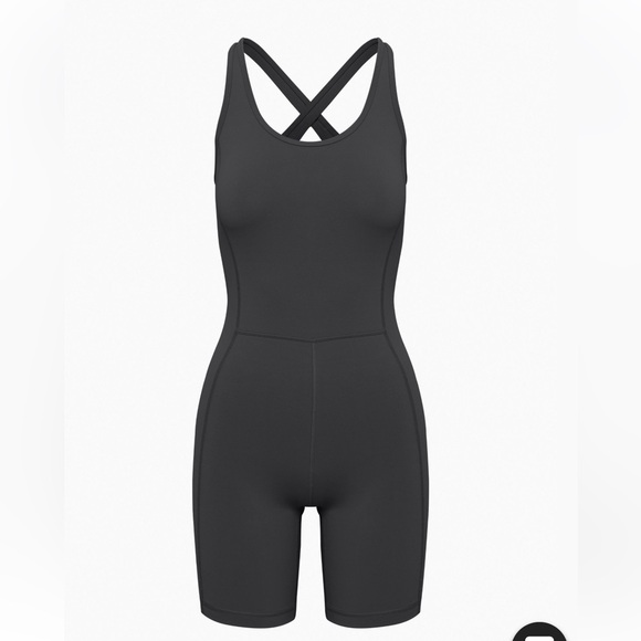 TnAction | TnaLIFE ‘Surge’ Romper **TAUPE** - Picture 7 of 7